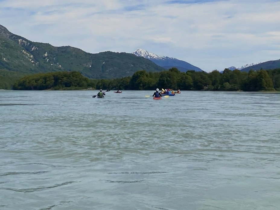 Kayak no Rio Baker, Patagônia